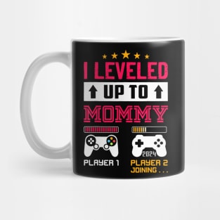 Leveling Up To Mommy Est 2024 First Time Mom 2024 Video Game Mug